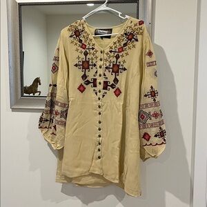Vintage Collection Embroidered Floral Tunic